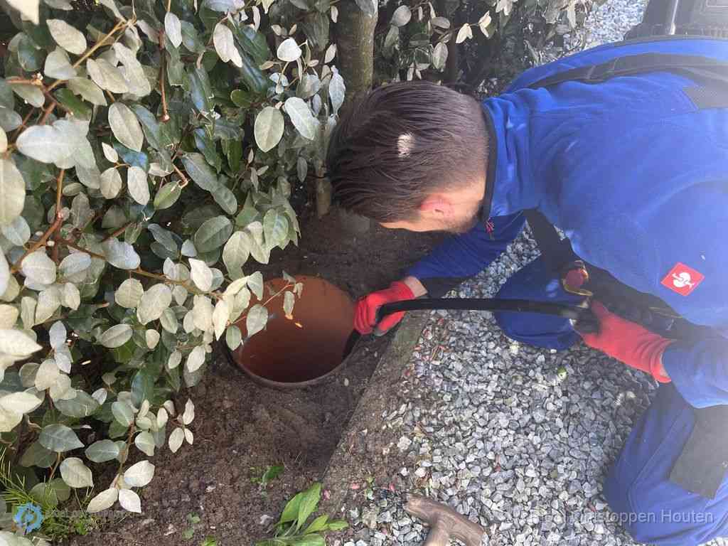 Verstopt Riool Ontstoppen Houten